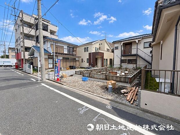 <現地>周辺には川や山がありませんので台風等の災害時にも安心いただけます。