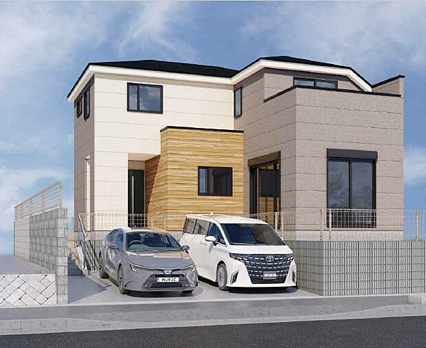 <完成予想イメージパース>もうすぐ建物完成致します。