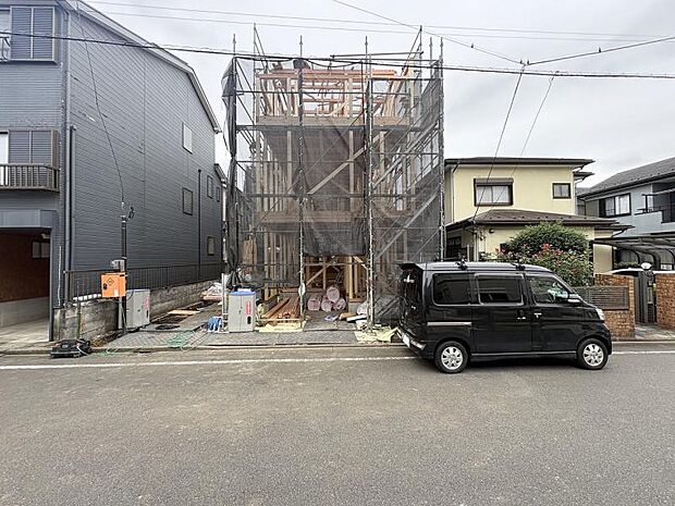 <現地>同仕様の完成物件を現地と一緒にご見学いただけます。
