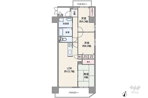 間取り：323000459689