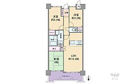 間取図画像 3LDK