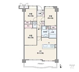 間取図画像 3LDK