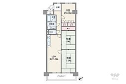 ライオンズマンション藤ケ丘ガーデン 3LDKの間取図画像