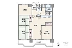 四軒家住宅 3LDKの間取図画像