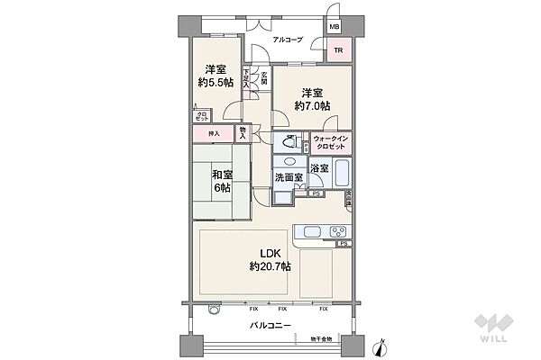 間取り：323000522266