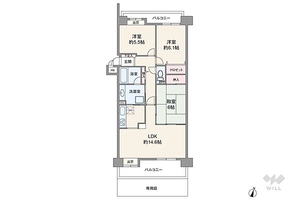 間取り：323000534282