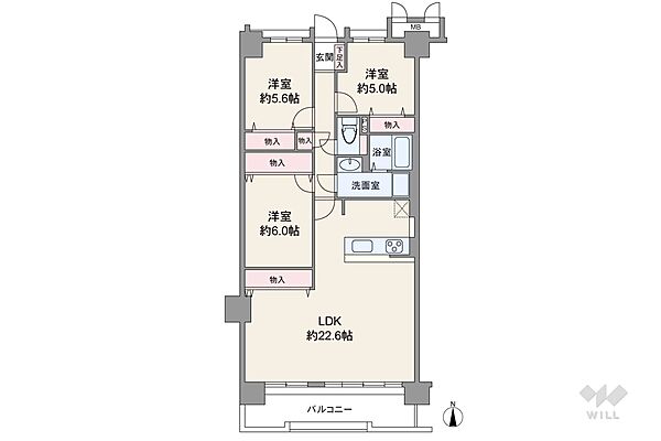 間取り：323000546021