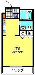 アンシャンテ 3階1Kの間取り