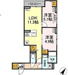 物件の間取り