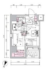SYFORME SHINKOYASU 1DKの間取図画像