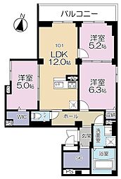 Maison Futaba 3LDKの間取図画像