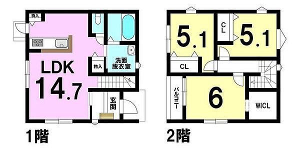 間取りを拡大表示