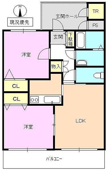 ラトナ東口ビル ｜長野県長野市大字鶴賀七瀬南部(賃貸マンション2LDK・4階・59.40㎡)の写真 その2