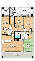間取図画像 3LDK