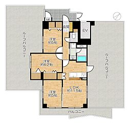 アーバンヒルズ上沢 3LDKの間取図画像