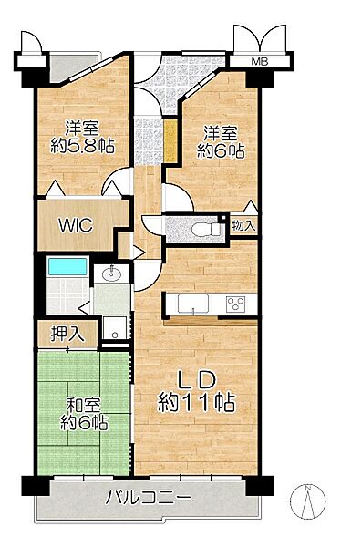 間取り：328000677322