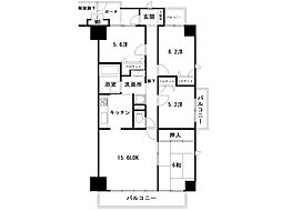 アプリア桟橋 4LDKの間取図画像