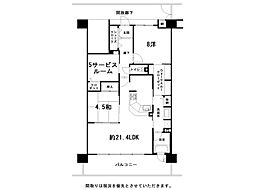 アルファステイツ御座 2SLDKの間取図画像