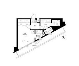 つくばエクスプレス 浅草駅 徒歩2分の賃貸マンション 3階1Kの間取り