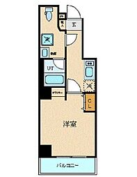 JR総武線 両国駅 徒歩2分の賃貸マンション 8階1Kの間取り
