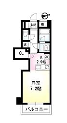 東京メトロ半蔵門線 押上駅 徒歩5分の賃貸マンション 5階ワンルームの間取り