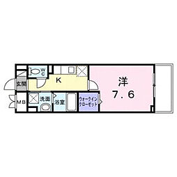 東京メトロ日比谷線 南千住駅 徒歩9分の賃貸アパート 3階1LDKの間取り