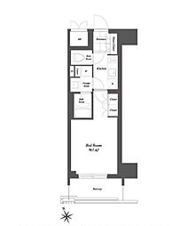 BRANSIESTA浅草雷門 1Kの間取図画像