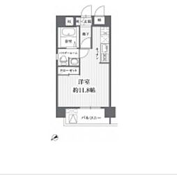 JR総武線 浅草橋駅 徒歩7分の賃貸マンション 4階ワンルームの間取り