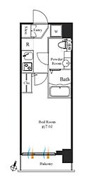 GRAN PASEO神田駅前 2階1Kの間取り