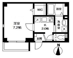 都営浅草線 本所吾妻橋駅 徒歩10分の賃貸マンション 3階1Kの間取り