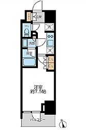 プライマル浅草言問通 1Kの間取図画像