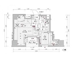 MAINSTAGE浅草国際通り 1LDKの間取図画像
