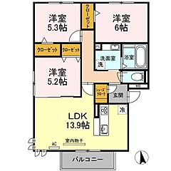 物件の間取り