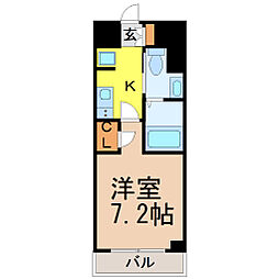 MarcheI 1Kの間取図画像