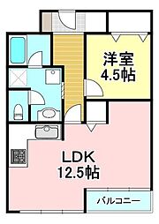 間取図画像 1LDK