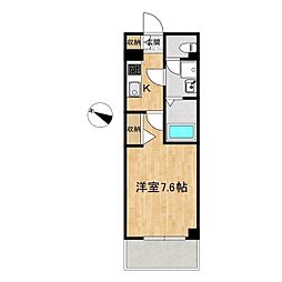 フィネストリーノ水戸南町 1Kの間取図画像