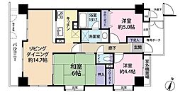 ドラゴンマンション金町壱番館 3LDKの間取図画像
