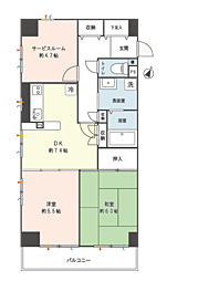 間取図画像 2SDK
