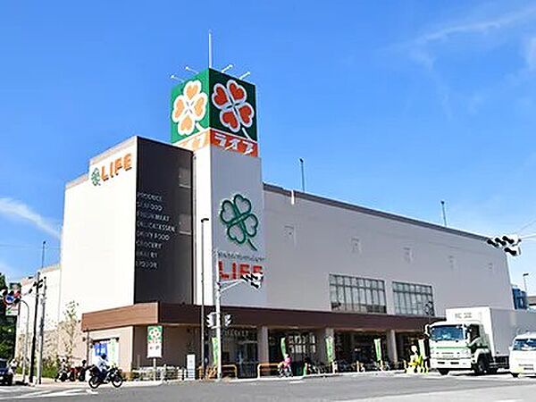 ライフ夙川店　約600ｍ　徒歩8分