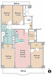 間取図画像 4LDK