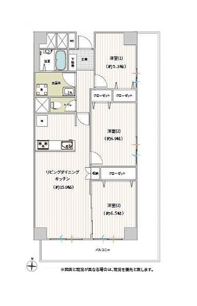 間取りを拡大表示