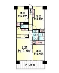 間取図画像 3LDK