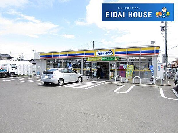ミニストップ仙台上飯田店 徒歩1分。 80m