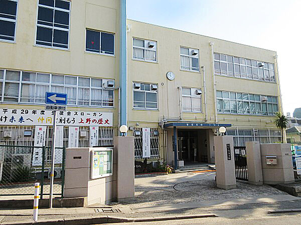 神戸市立上野中学校（648m）