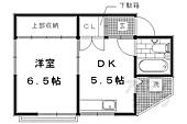 京都市左京区高野玉岡町 2階建 築61年のイメージ