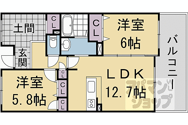 同じ建物の物件間取り写真 - ID:226064722658