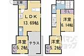 京都市左京区松ケ崎雲路町 2階建 築1年未満のイメージ