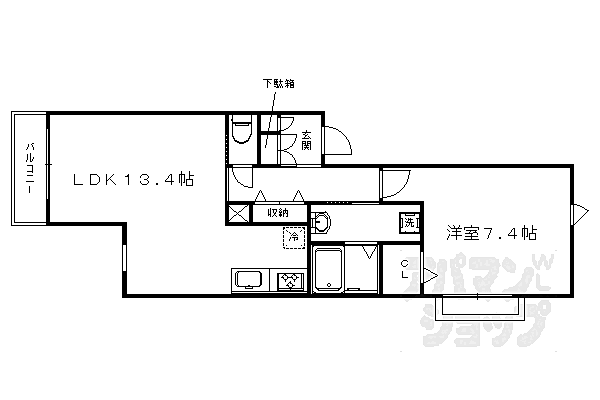 同じ建物の物件間取り写真 - ID:226064151590