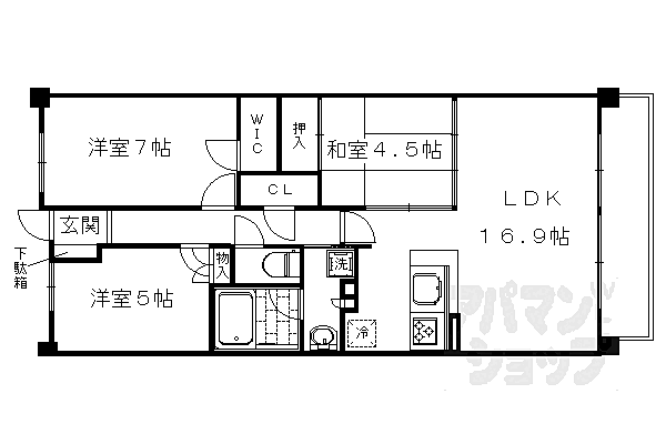 同じ建物の物件間取り写真 - ID:226064893313