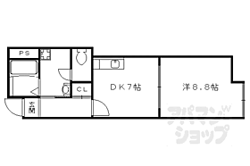 京都府京都市右京区鳴滝音戸山町（賃貸マンション1DK・3階・34.49㎡） その2